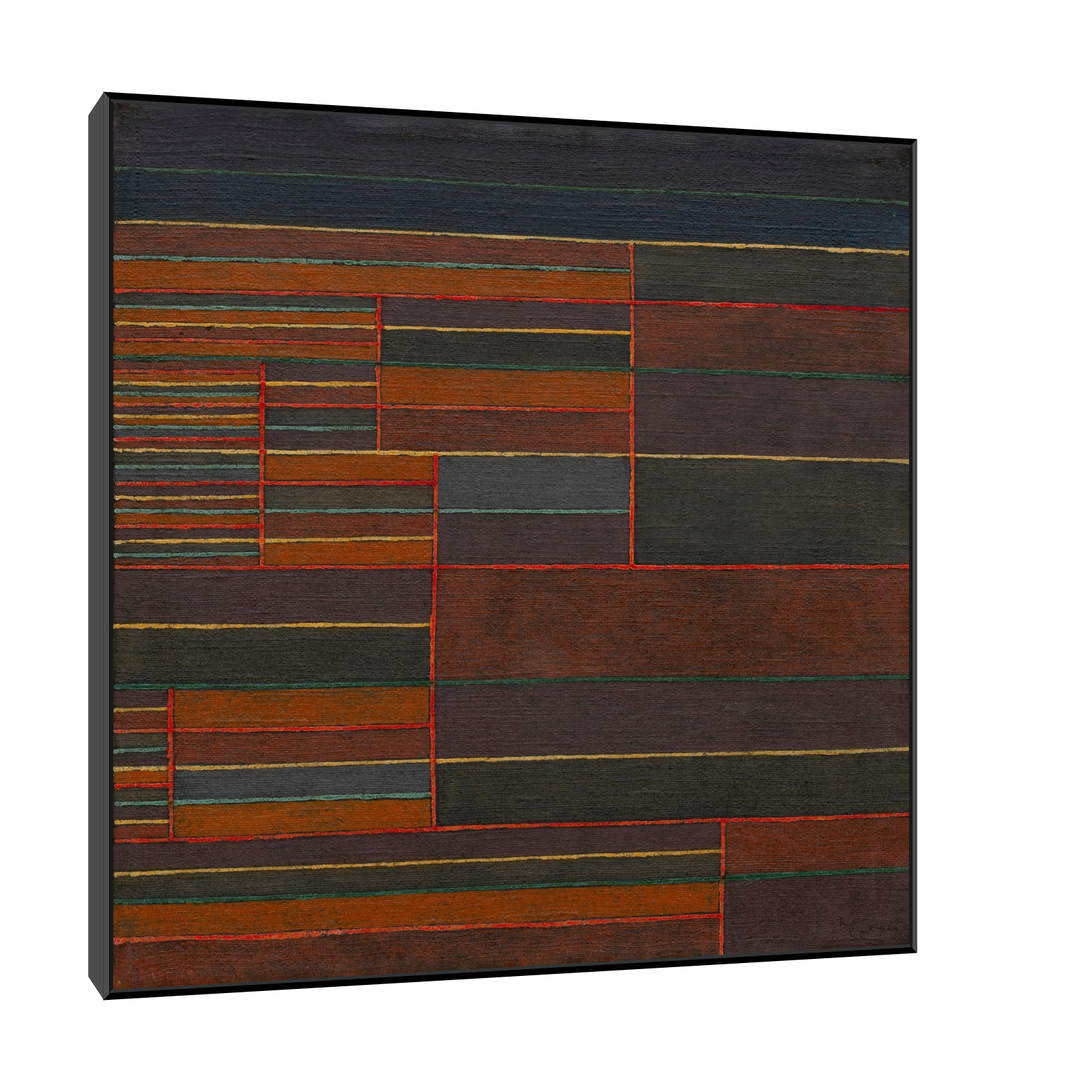 Umetnička slika ​In the Current Six Thresholds, Paul Klee na platnu - NS Canvas Shop