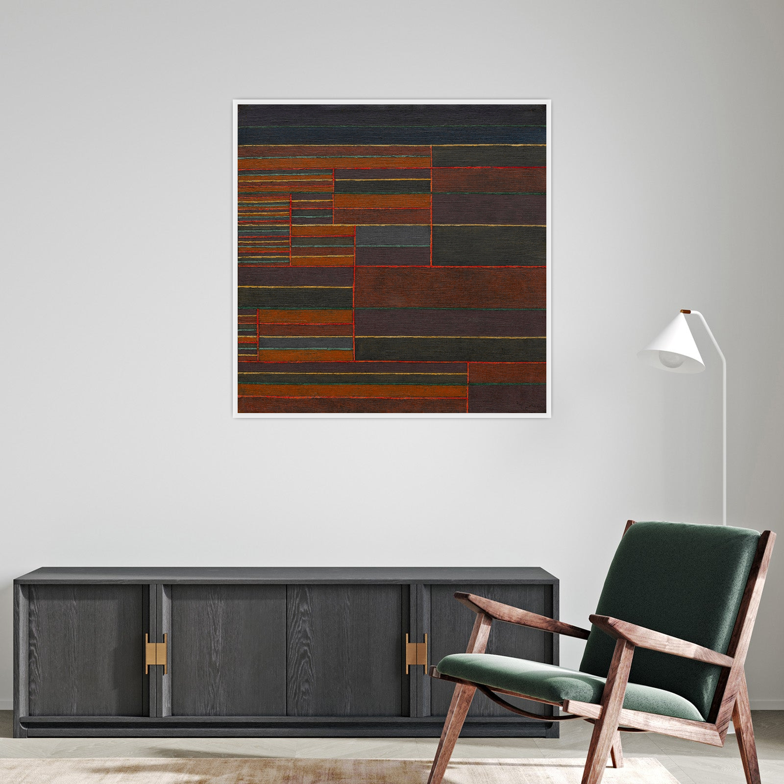 Umetnička slika ​In the Current Six Thresholds, Paul Klee na platnu - NS Canvas Shop