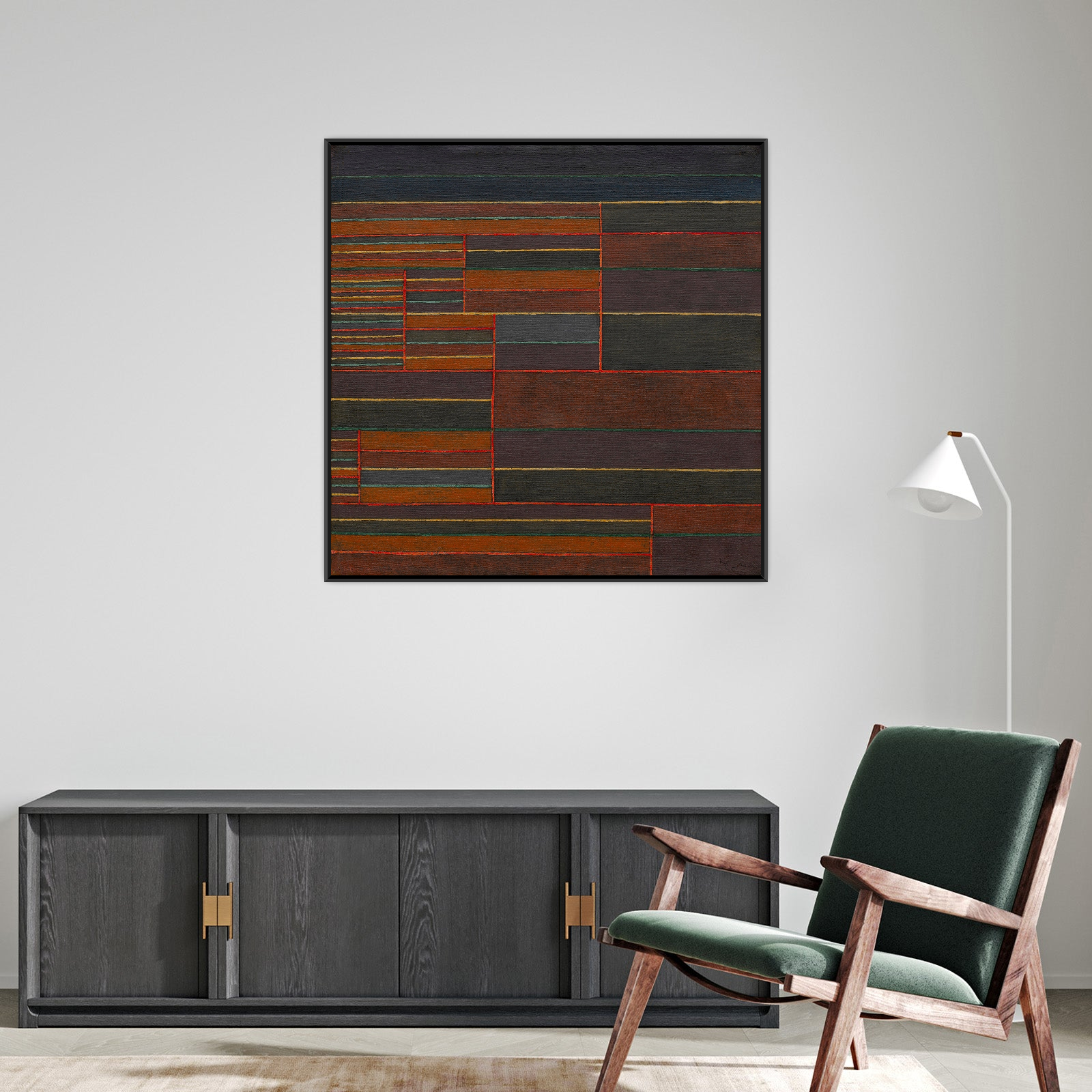 Umetnička slika ​In the Current Six Thresholds, Paul Klee na platnu - NS Canvas Shop