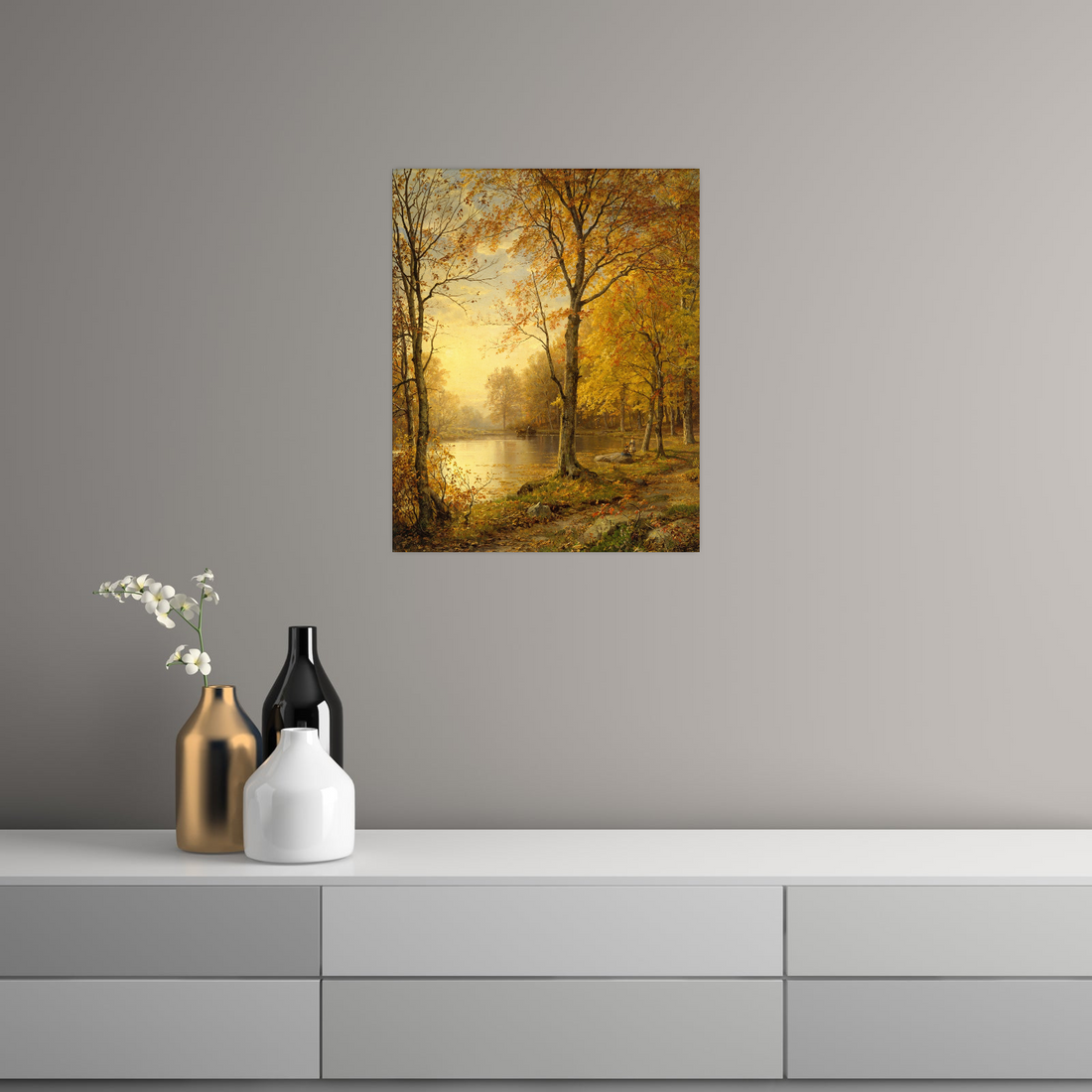 Umetnička slika ​Indian Summer, William Trost Richards na platnu - NS Canvas Shop