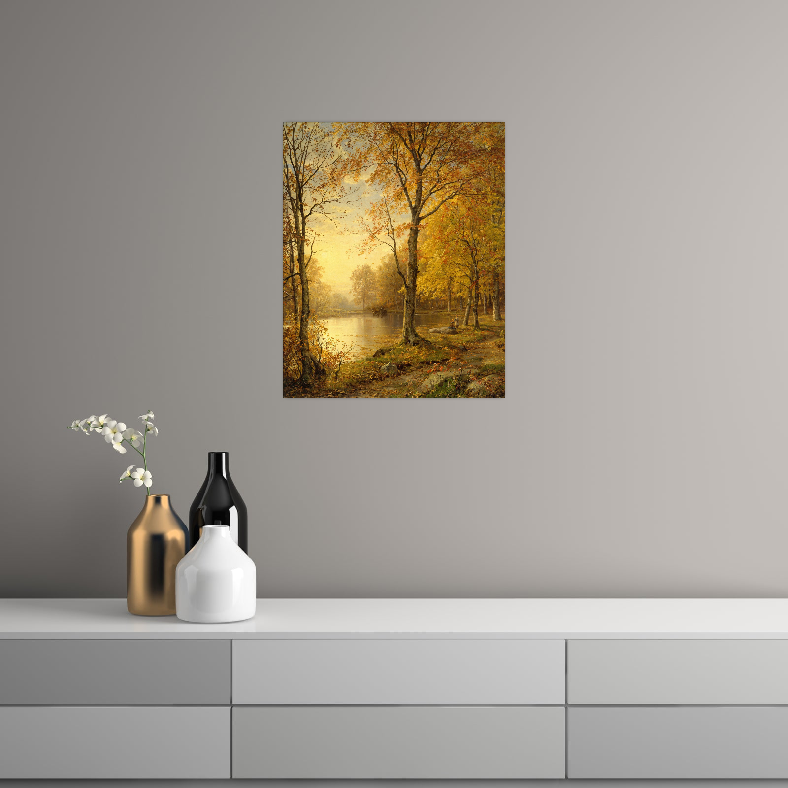 Umetnička slika ​Indian Summer, William Trost Richards na platnu - NS Canvas Shop