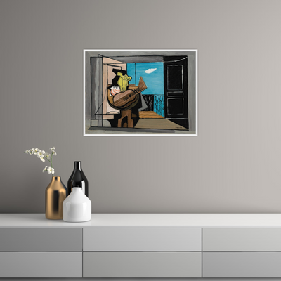 Umetnička slika ​Interieur Au Balcon, Louis Marcoussis na platnu - NS Canvas Shop