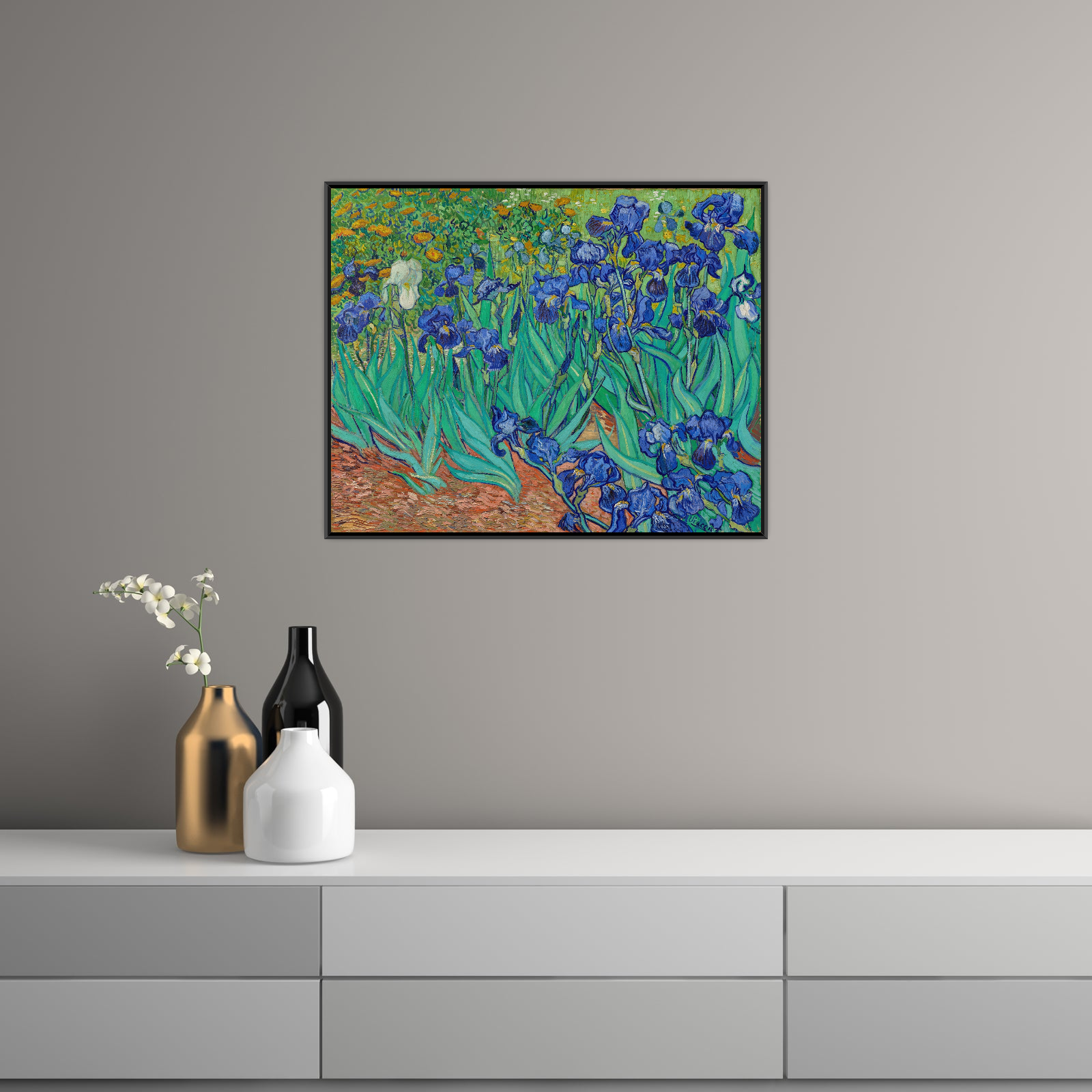 Umetnička slika ​Irises, Vincent van Gogh na platnu - NS Canvas Shop