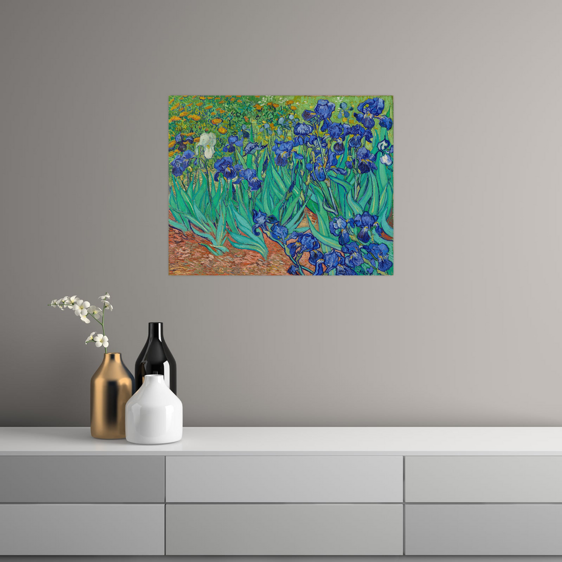 Umetnička slika ​Irises, Vincent van Gogh na platnu - NS Canvas Shop