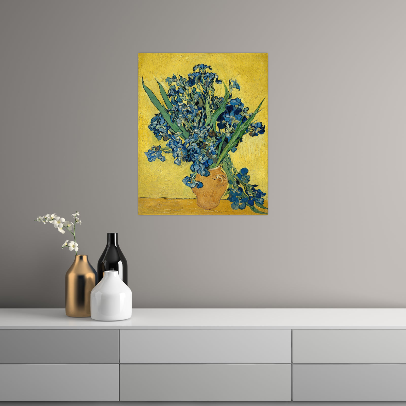 Umetnička slika ​Irises, Vincent van Gogh na platnu - NS Canvas Shop