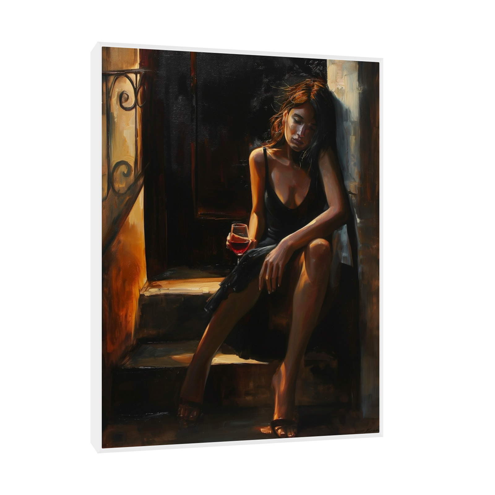 Umetnička slika ​Iščekivanje na platnu - NS Canvas Shop
