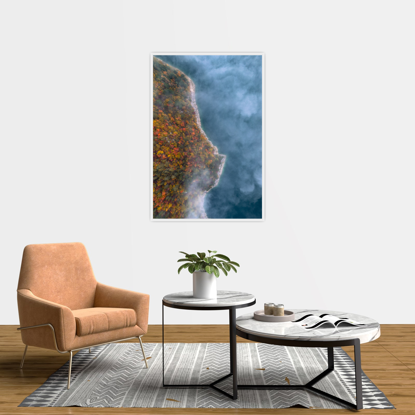 Umetnička slika ​Iznad i dalje II na platnu - NS Canvas Shop