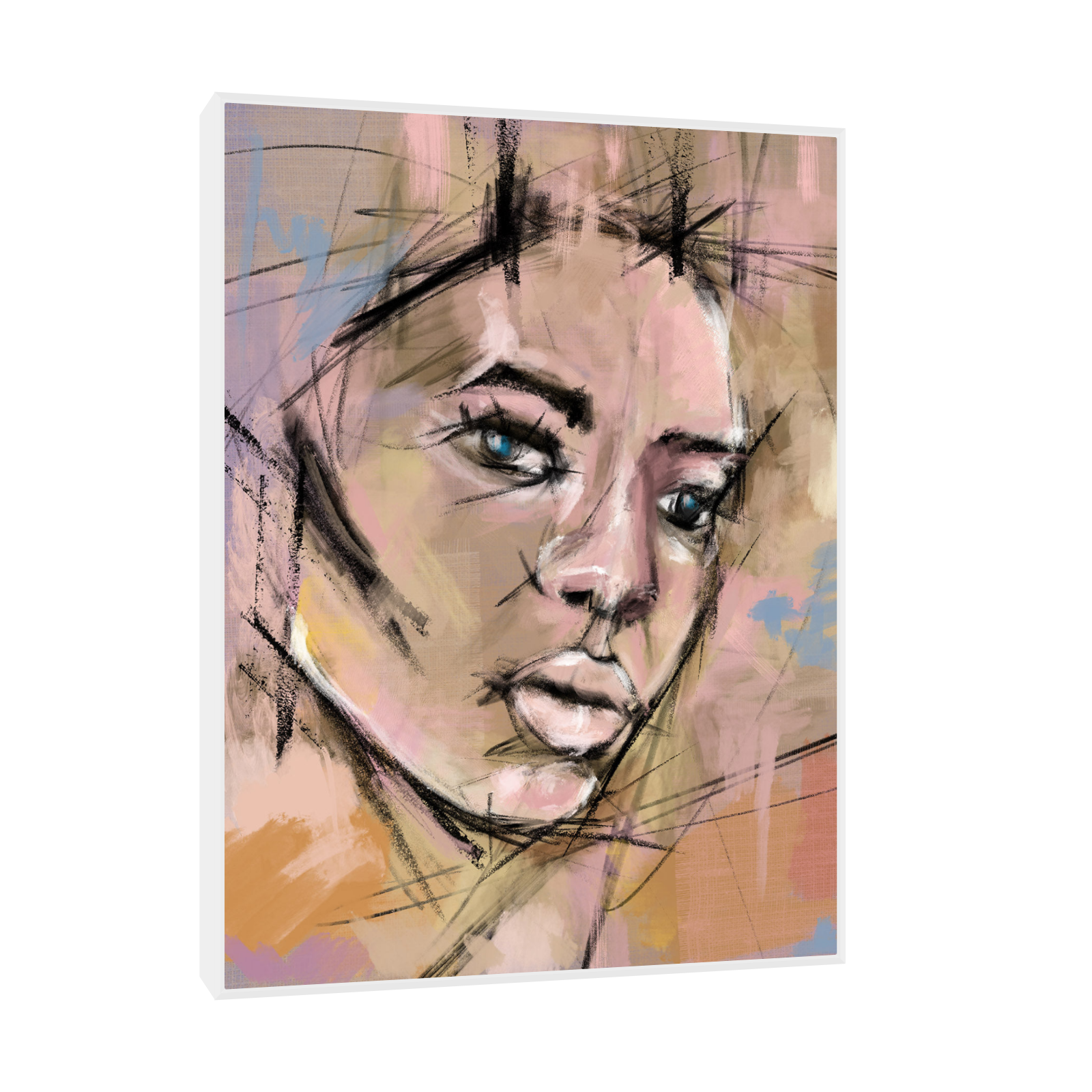 Umetnička slika ​Izvan Oblika na platnu - NS Canvas Shop
