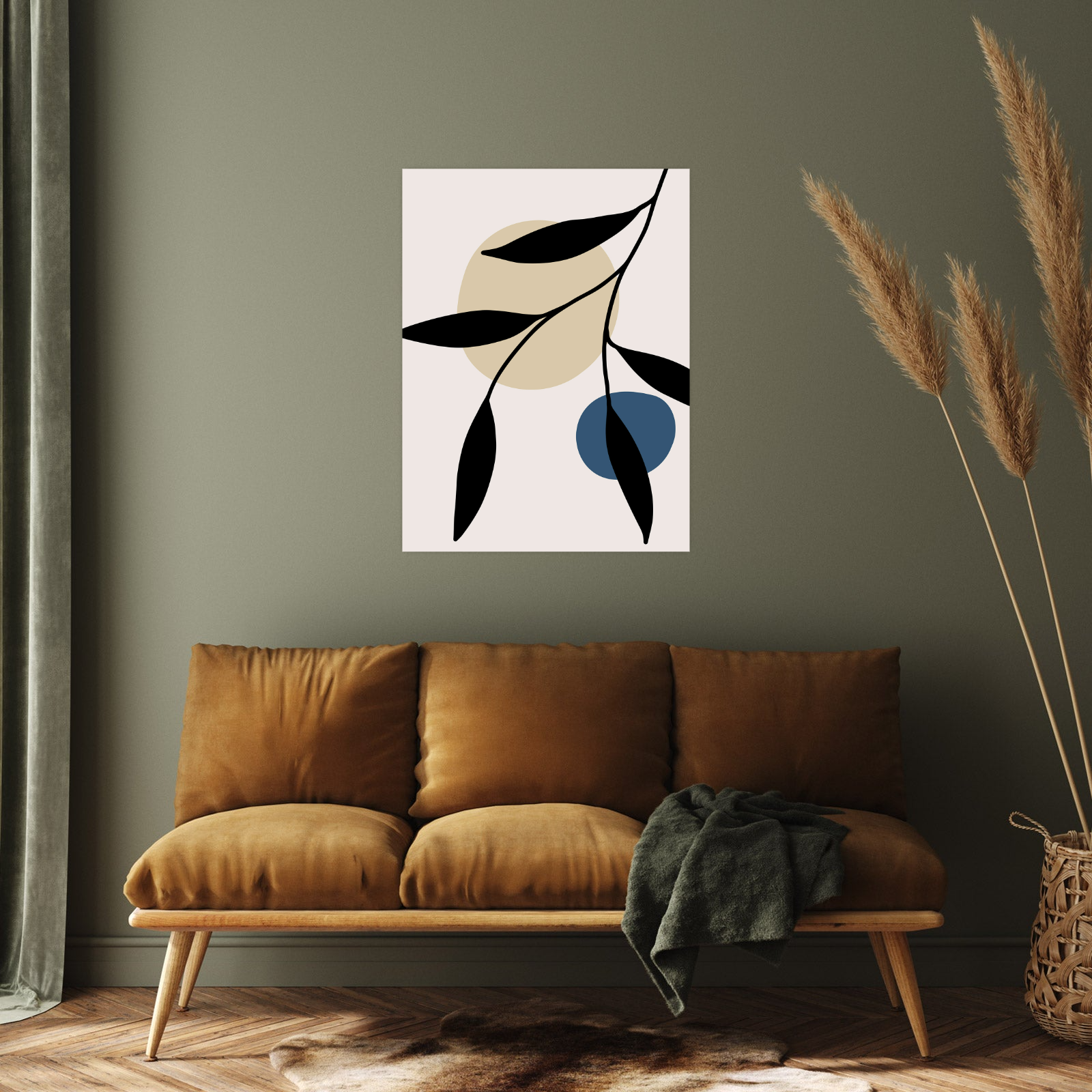 Umetnička slika ​Jednostavna III na platnu - NS Canvas Shop