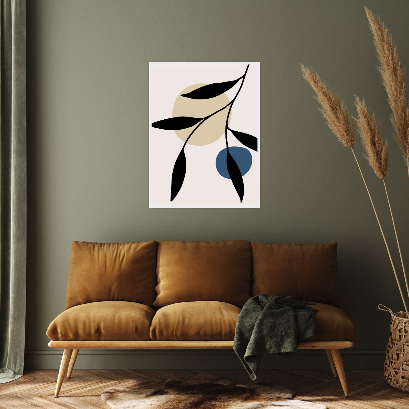 Umetnička slika ​Jednostavna III na platnu - NS Canvas Shop