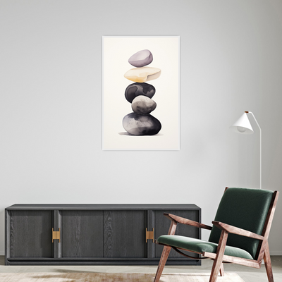 Umetnička slika ​Kamenčići III na platnu - NS Canvas Shop