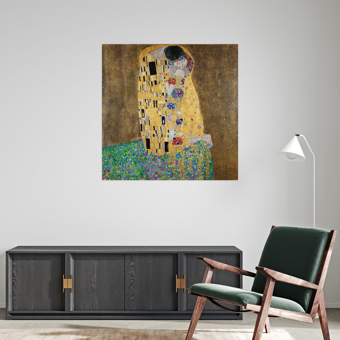 Umetnička slika ​Kiss, Gustav Klimt na platnu - NS Canvas Shop