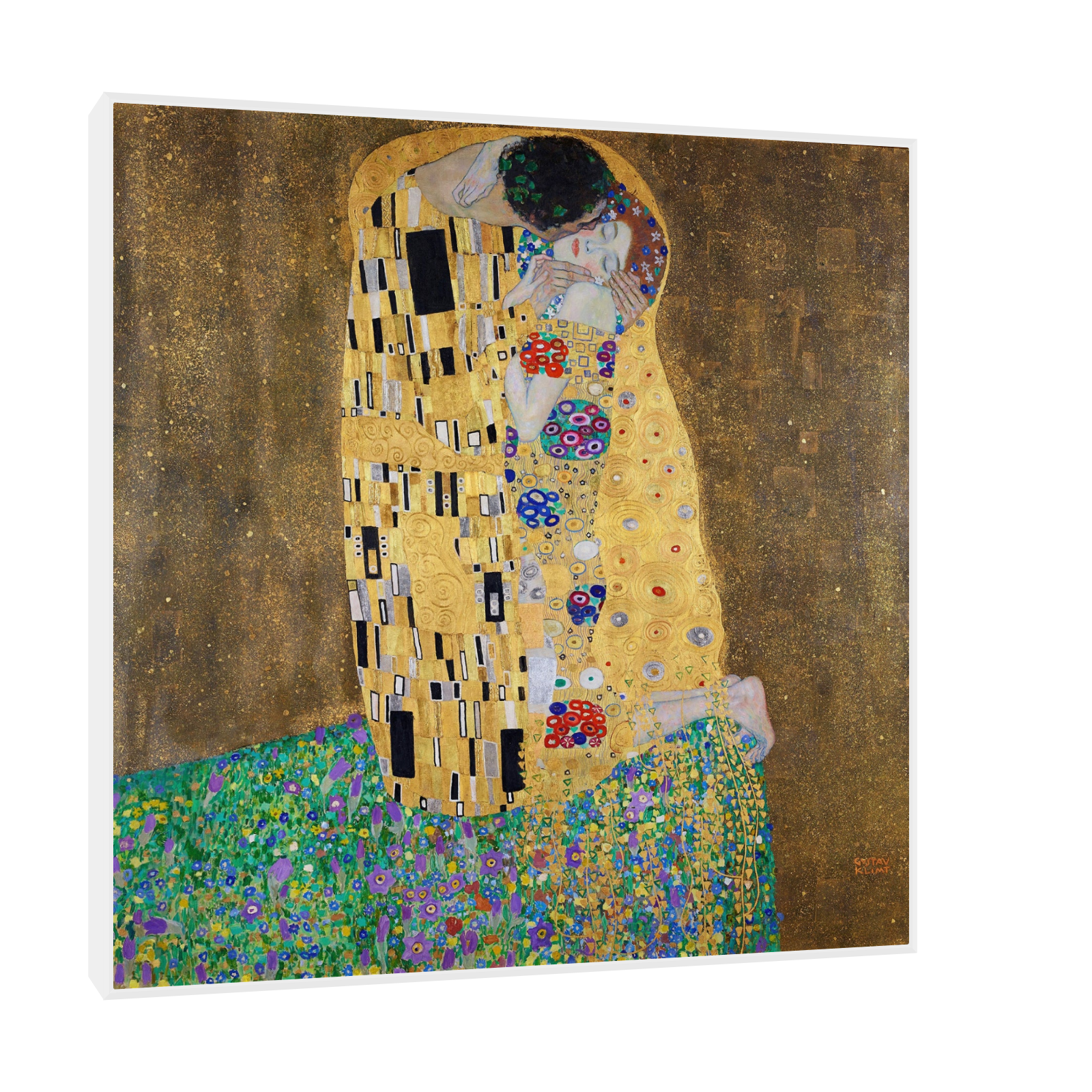 Umetnička slika ​Kiss, Gustav Klimt na platnu - NS Canvas Shop