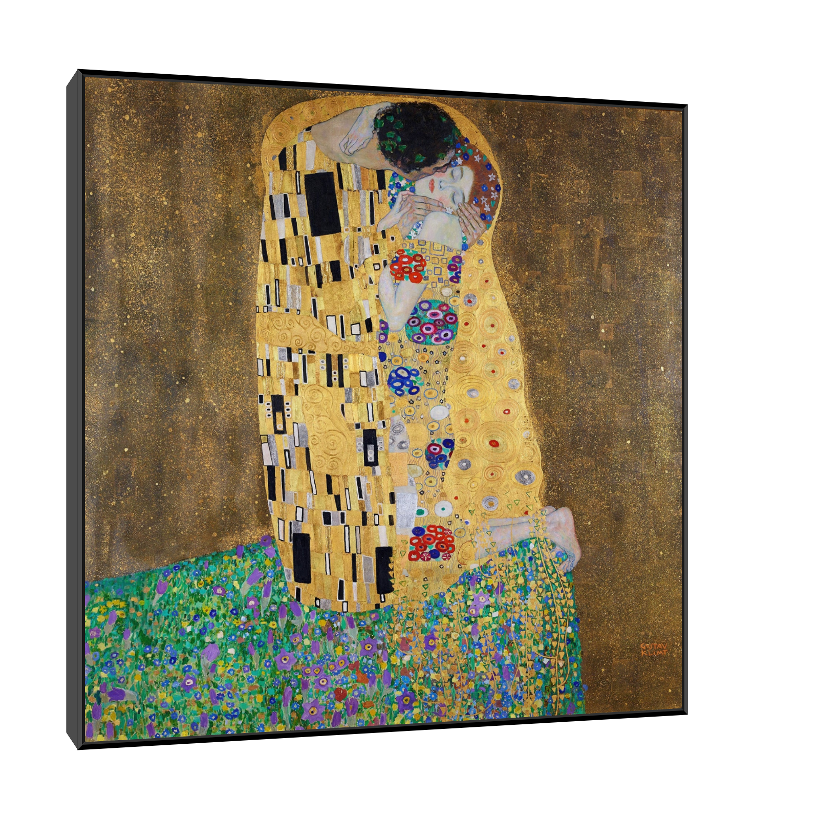 Umetnička slika ​Kiss, Gustav Klimt na platnu - NS Canvas Shop