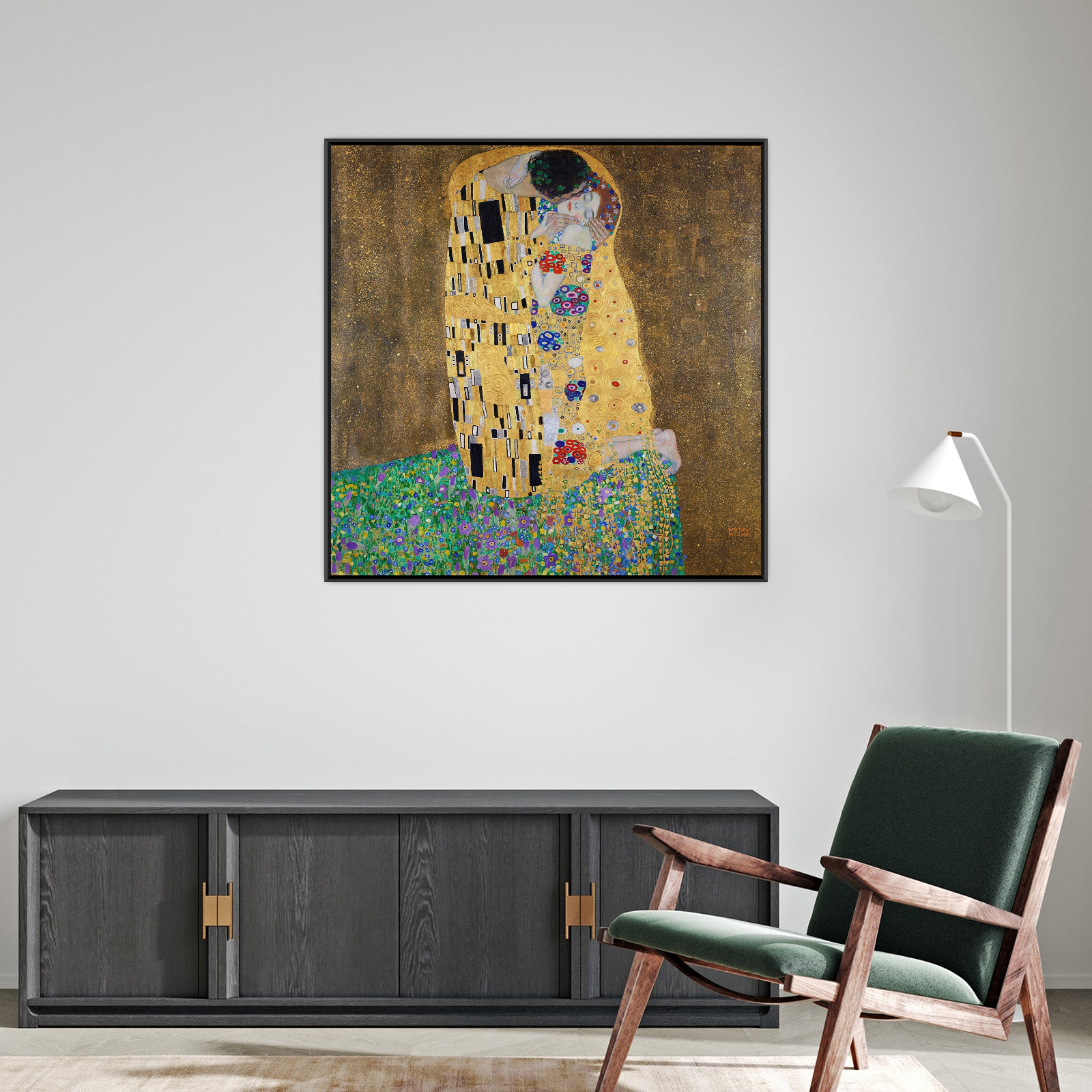 Umetnička slika ​Kiss, Gustav Klimt na platnu - NS Canvas Shop