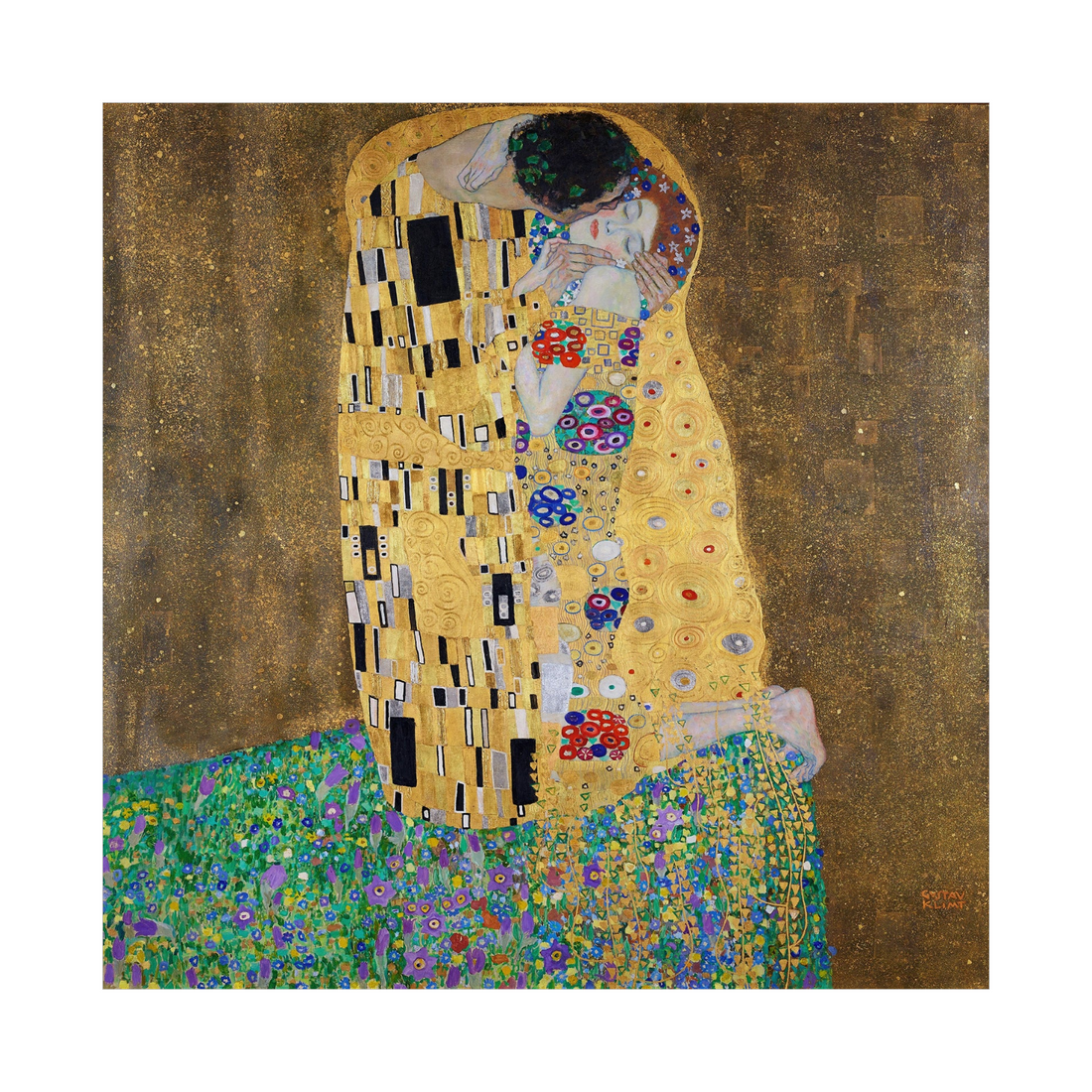 Umetnička slika ​Kiss, Gustav Klimt na platnu - NS Canvas Shop