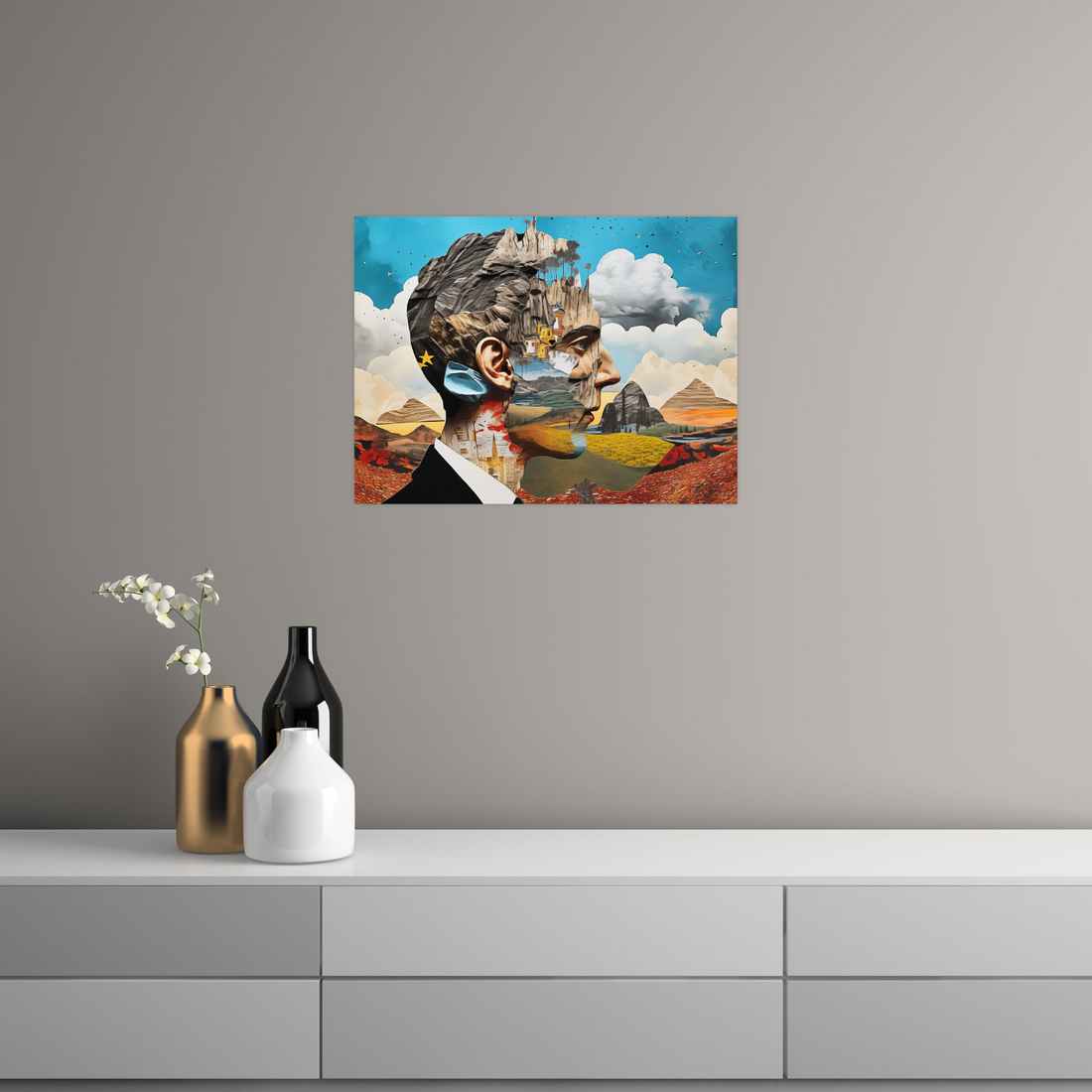 Umetnička slika ​Kolaž na platnu - NS Canvas Shop
