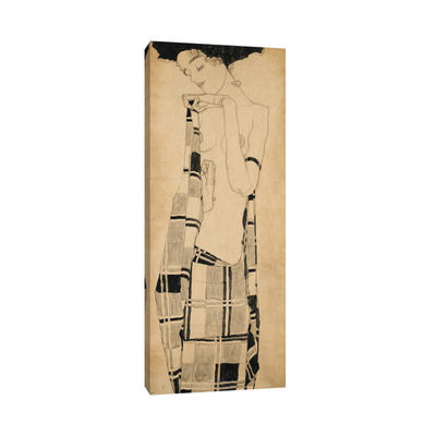 Umetnička slika ​Standing Girl, Egon Schiele na platnu - NS Canvas Shop