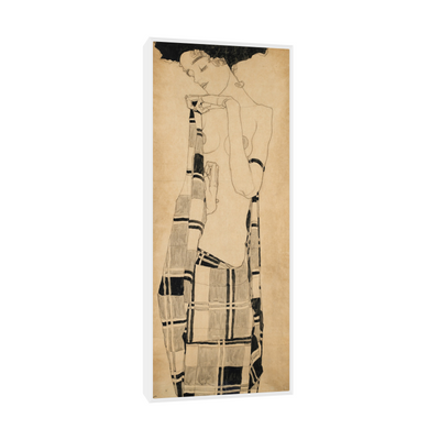 Umetnička slika ​Standing Girl, Egon Schiele na platnu - NS Canvas Shop