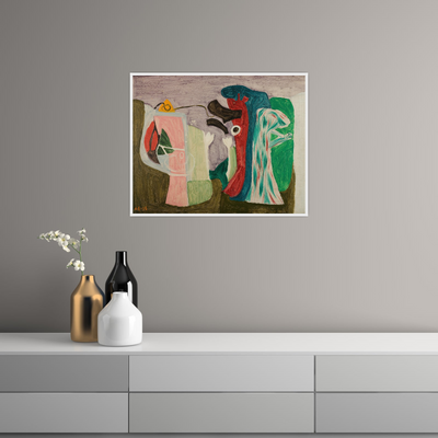 Umetnička slika ​Komposisjon (1935), Arne Ekeland na platnu - NS Canvas Shop