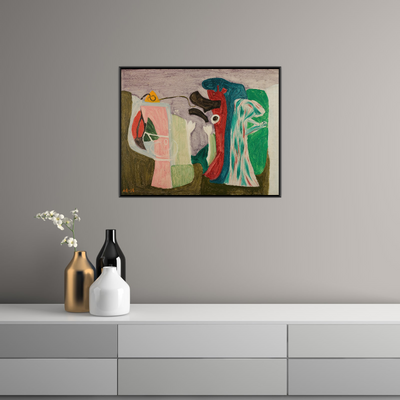 Umetnička slika ​Komposisjon (1935), Arne Ekeland na platnu - NS Canvas Shop