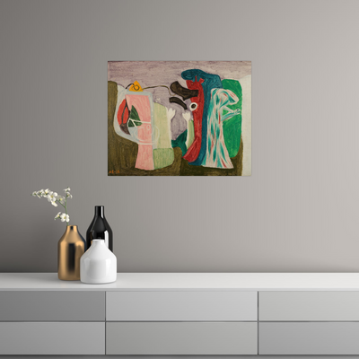 Umetnička slika ​Komposisjon (1935), Arne Ekeland na platnu - NS Canvas Shop