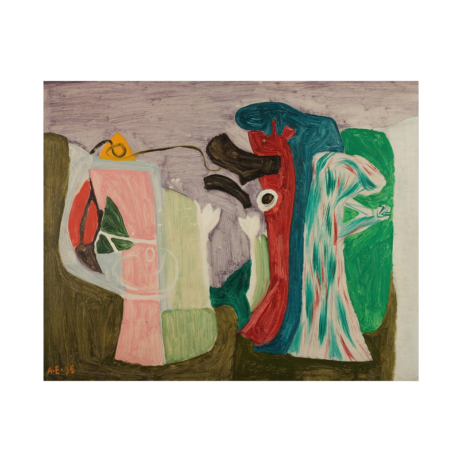 Umetnička slika ​Komposisjon (1935), Arne Ekeland na platnu - NS Canvas Shop