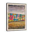 Umetnička slika ​Komposition aus ‘Pflaster und Wiese’ IV na platnu - NS Canvas Shop