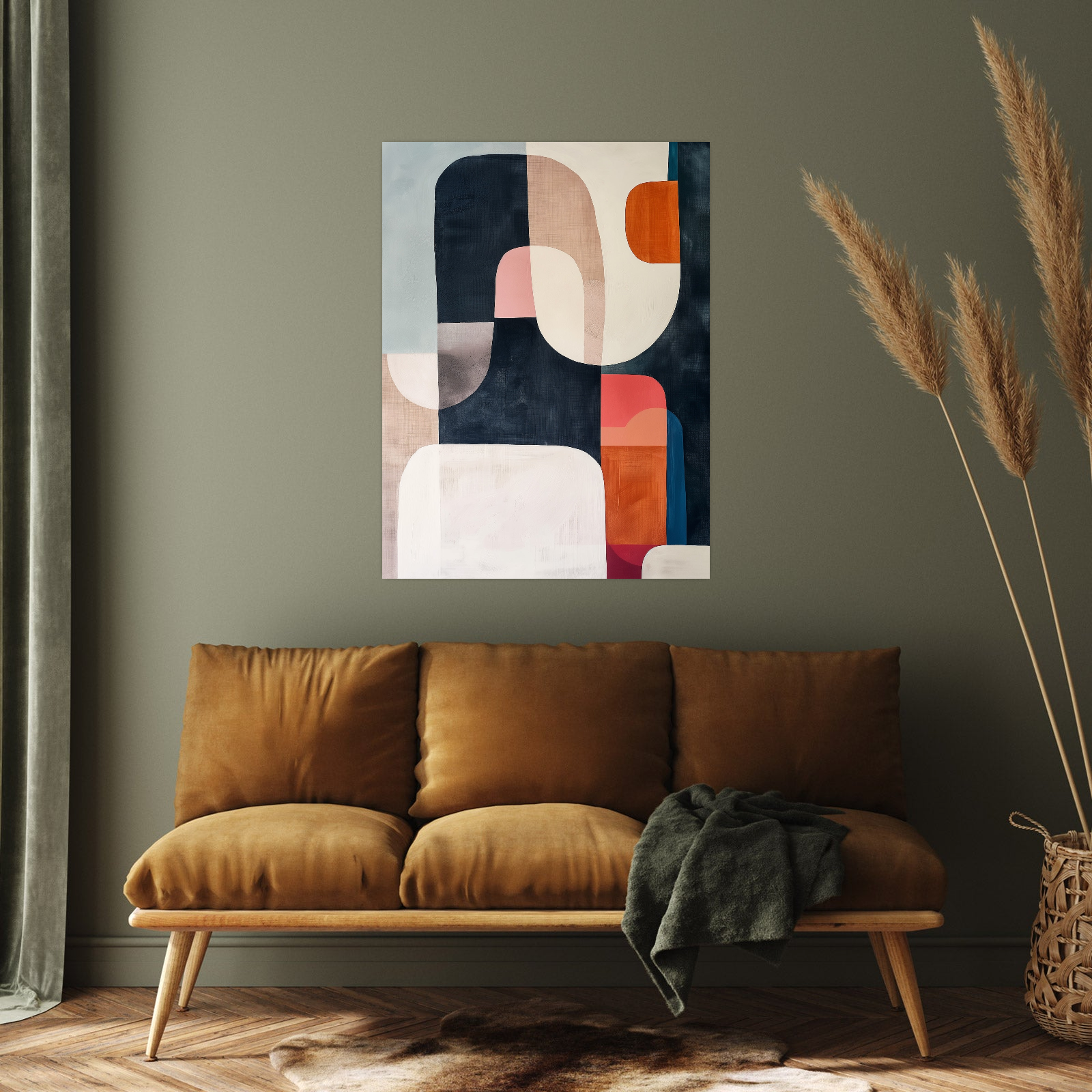 Umetnička slika ​Kompozicija II na platnu - NS Canvas Shop