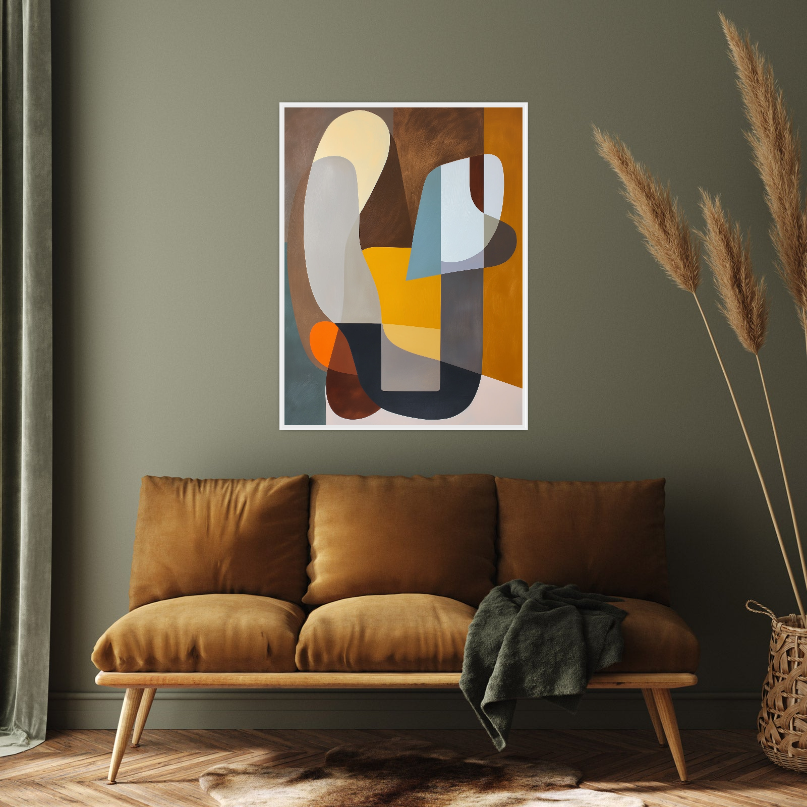 Umetnička slika ​Kompozicija III na platnu - NS Canvas Shop