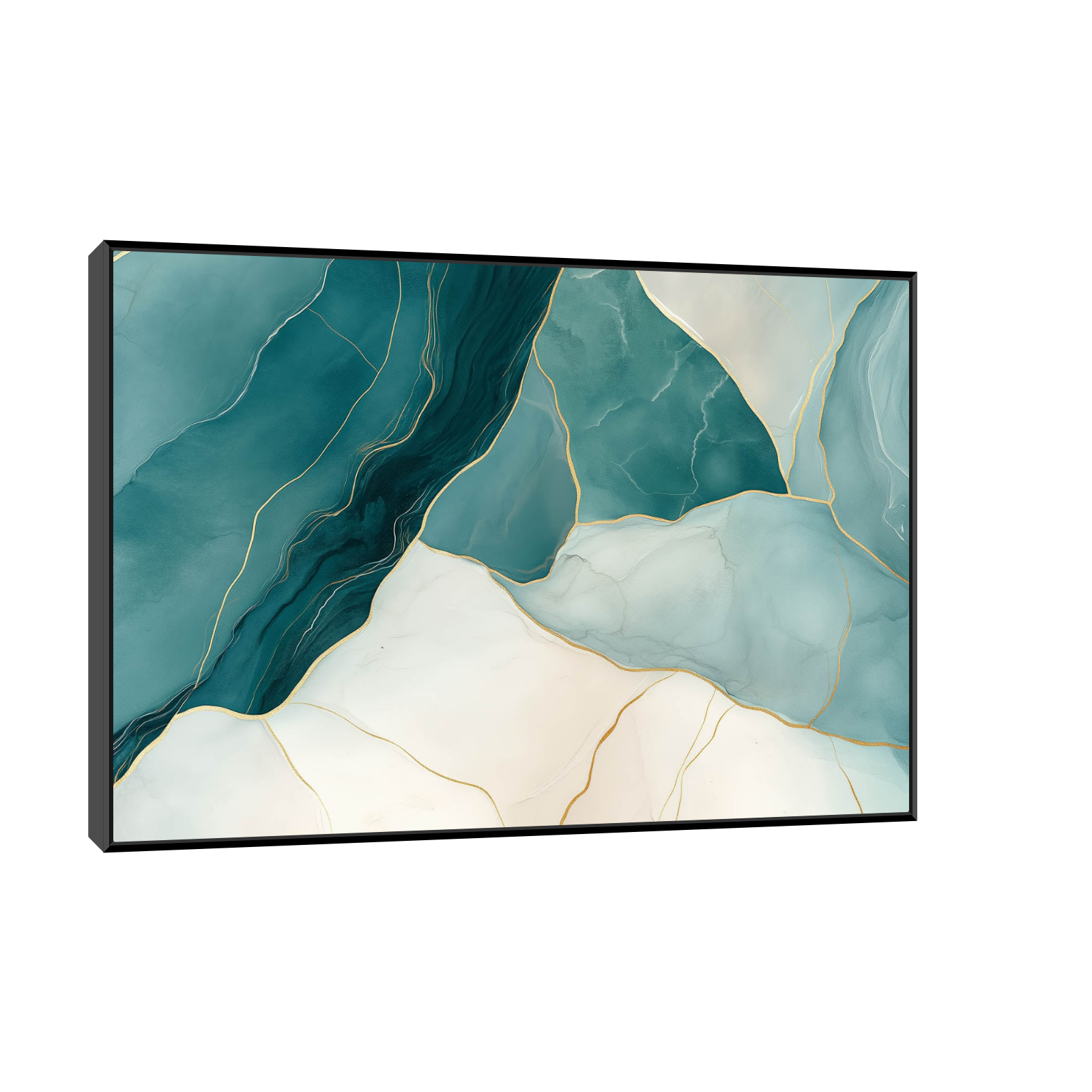 Kompozicija sa oker detaljima