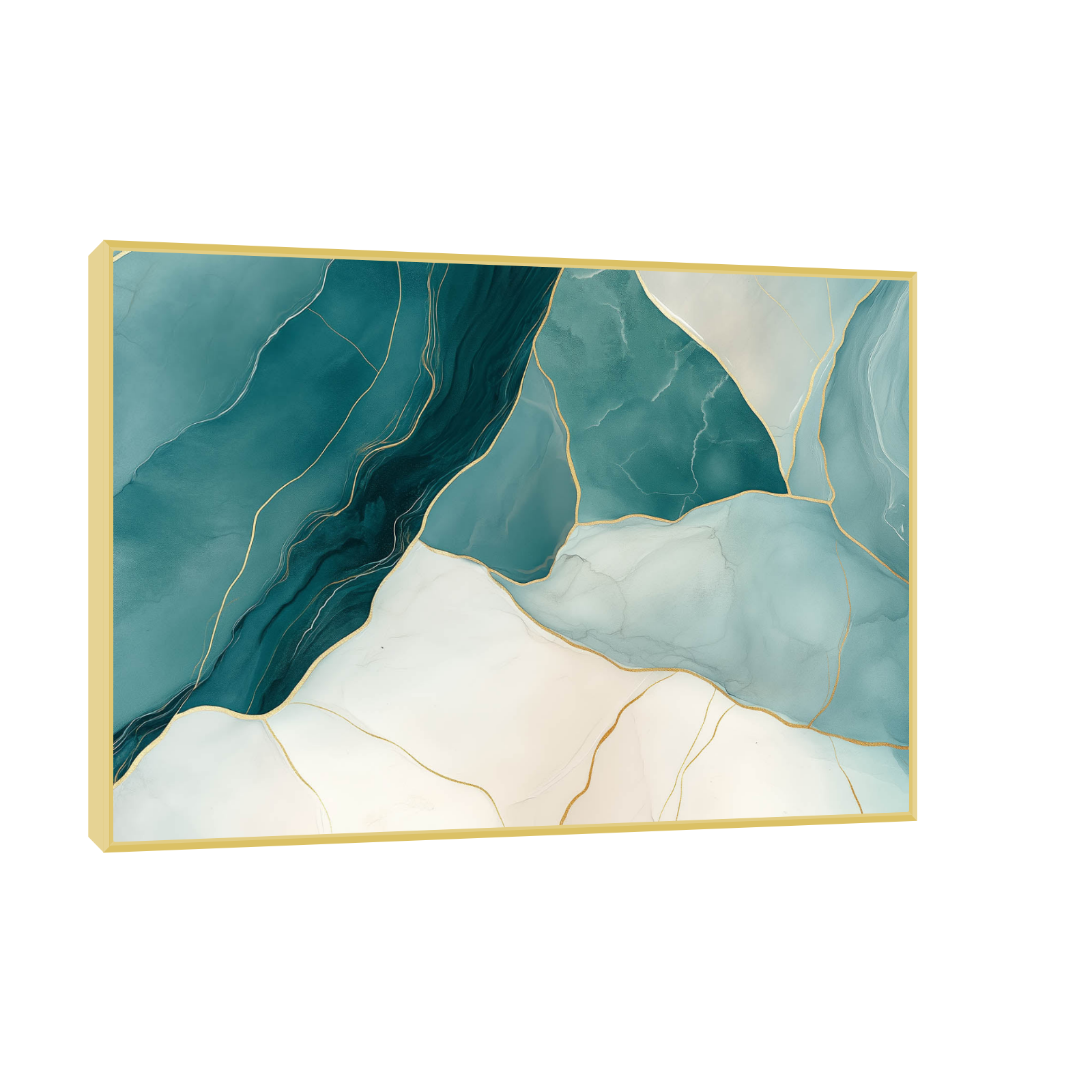 Kompozicija sa oker detaljima