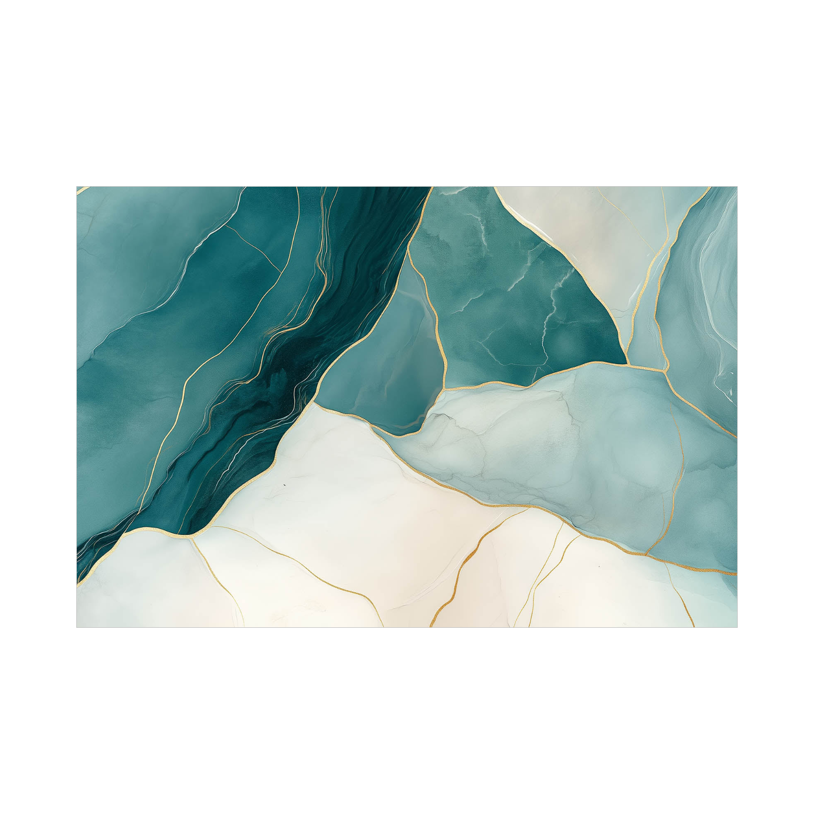 Kompozicija sa oker detaljima