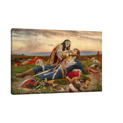 Umetnička slika ​Kosovka Devojka, Uroš Predić na platnu - NS Canvas Shop