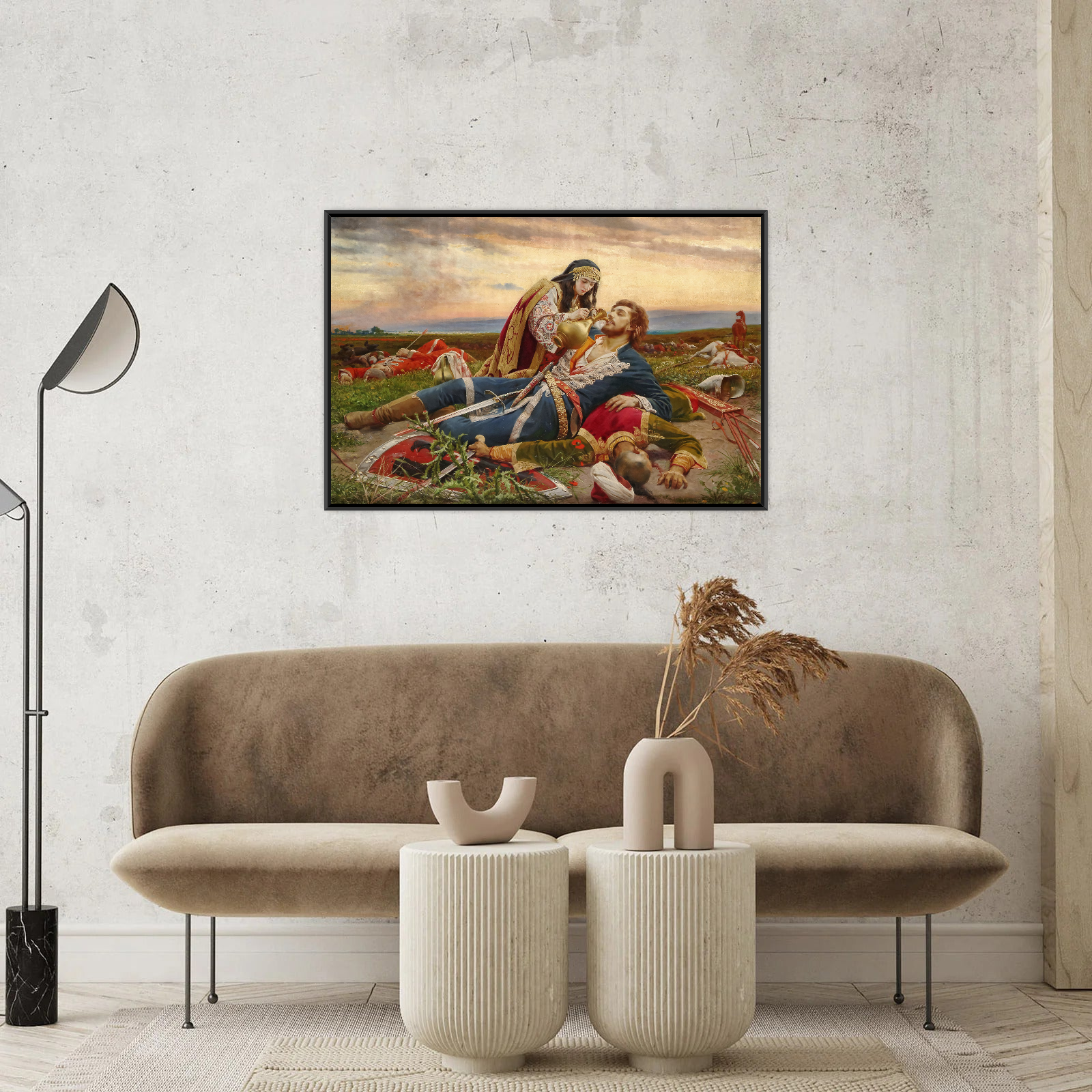 Umetnička slika ​Kosovka Devojka, Uroš Predić na platnu - NS Canvas Shop