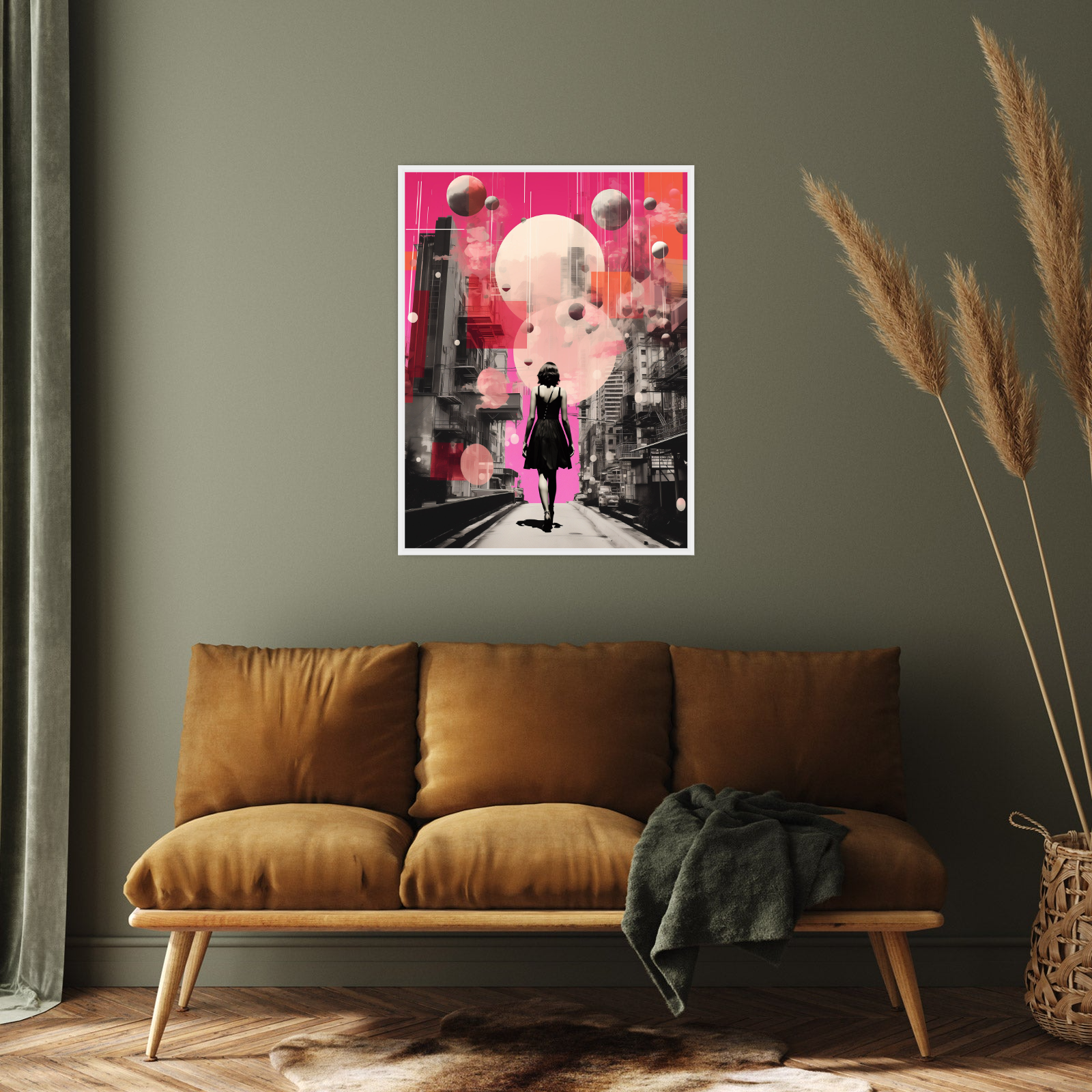 Umetnička slika ​Kroz grad na platnu - NS Canvas Shop