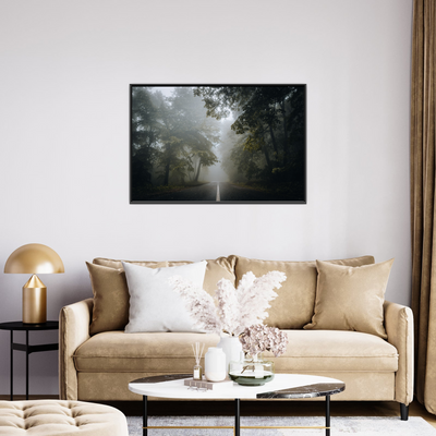 Umetnička slika ​Kroz šumu na platnu - NS Canvas Shop