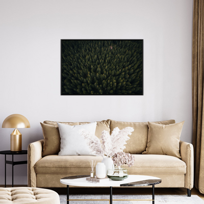 Umetnička slika ​Kroz šumu na platnu - NS Canvas Shop