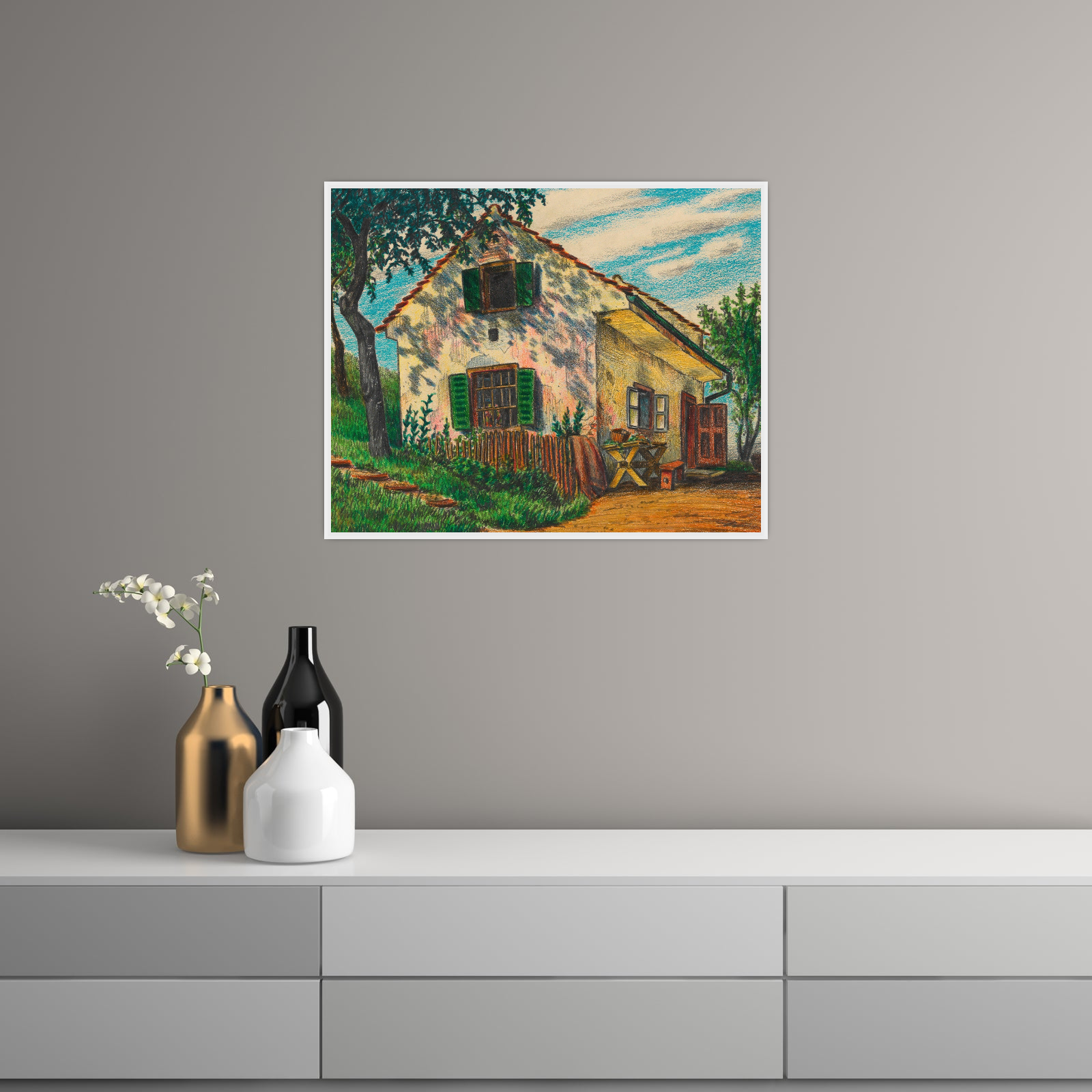 Umetnička slika ​Küchenhaus Hundsdorf, Karl Wiener na platnu - NS Canvas Shop