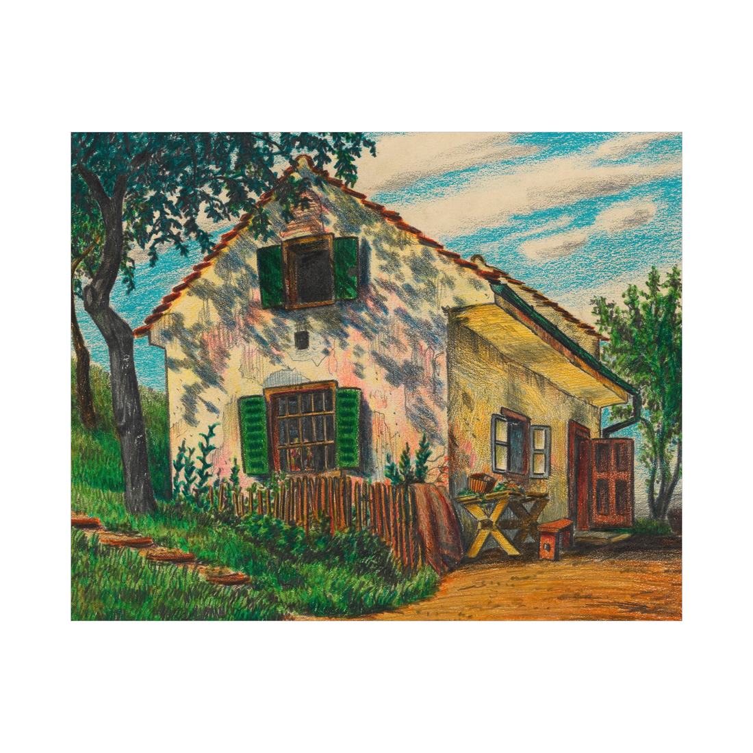 Umetnička slika ​Küchenhaus Hundsdorf, Karl Wiener na platnu - NS Canvas Shop