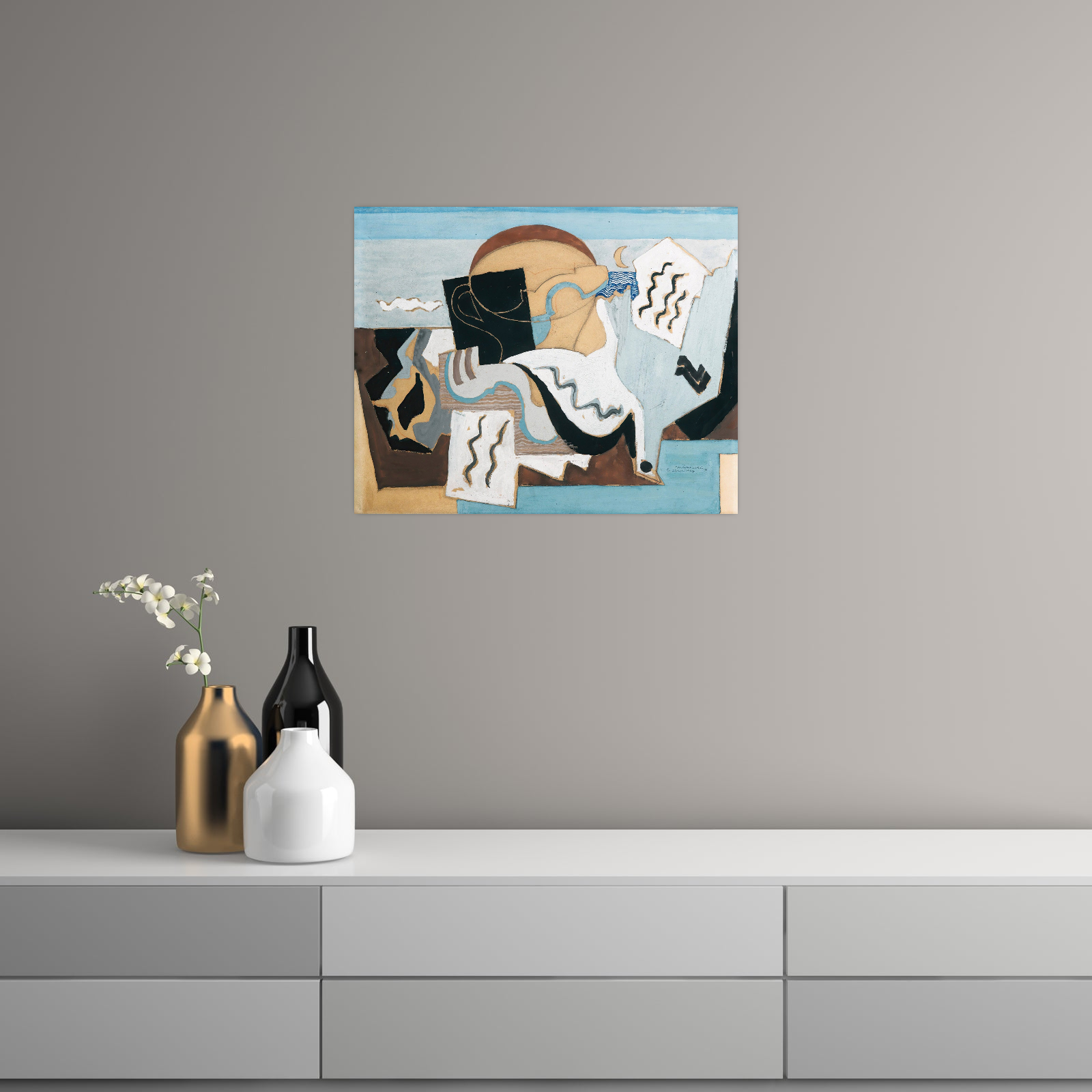 Umetnička slika ​La Colombe Poignardée, Louis Marcoussis na platnu - NS Canvas Shop