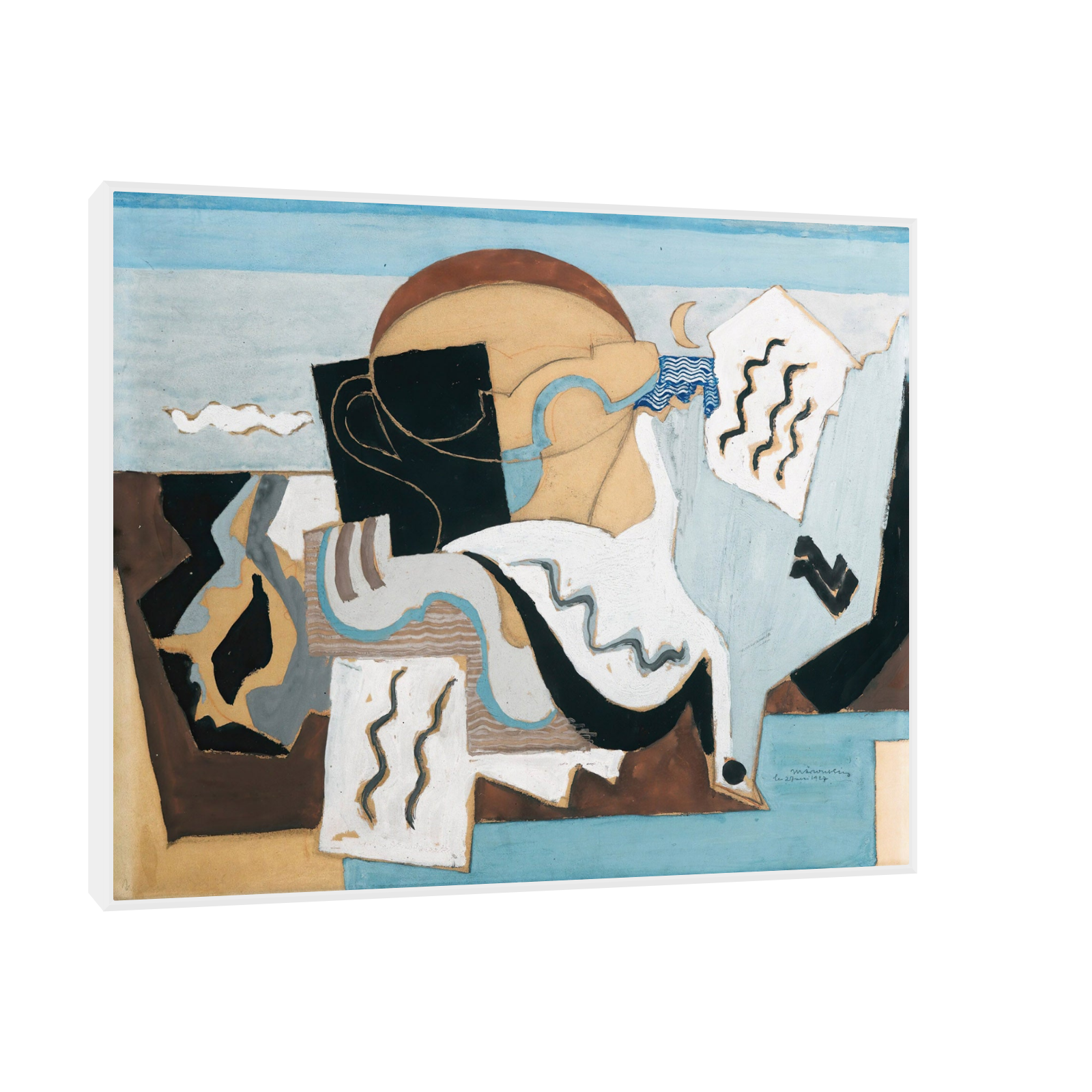 Umetnička slika ​La Colombe Poignardée, Louis Marcoussis na platnu - NS Canvas Shop