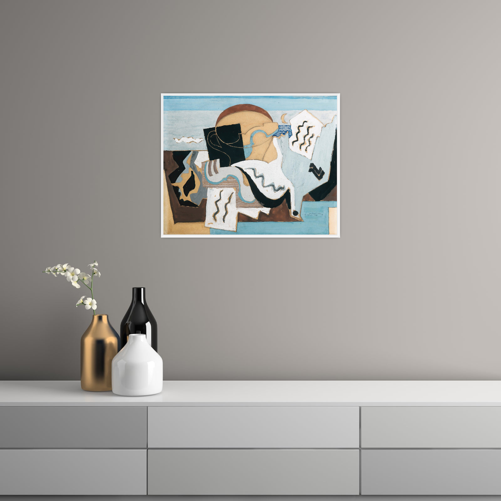 Umetnička slika ​La Colombe Poignardée, Louis Marcoussis na platnu - NS Canvas Shop