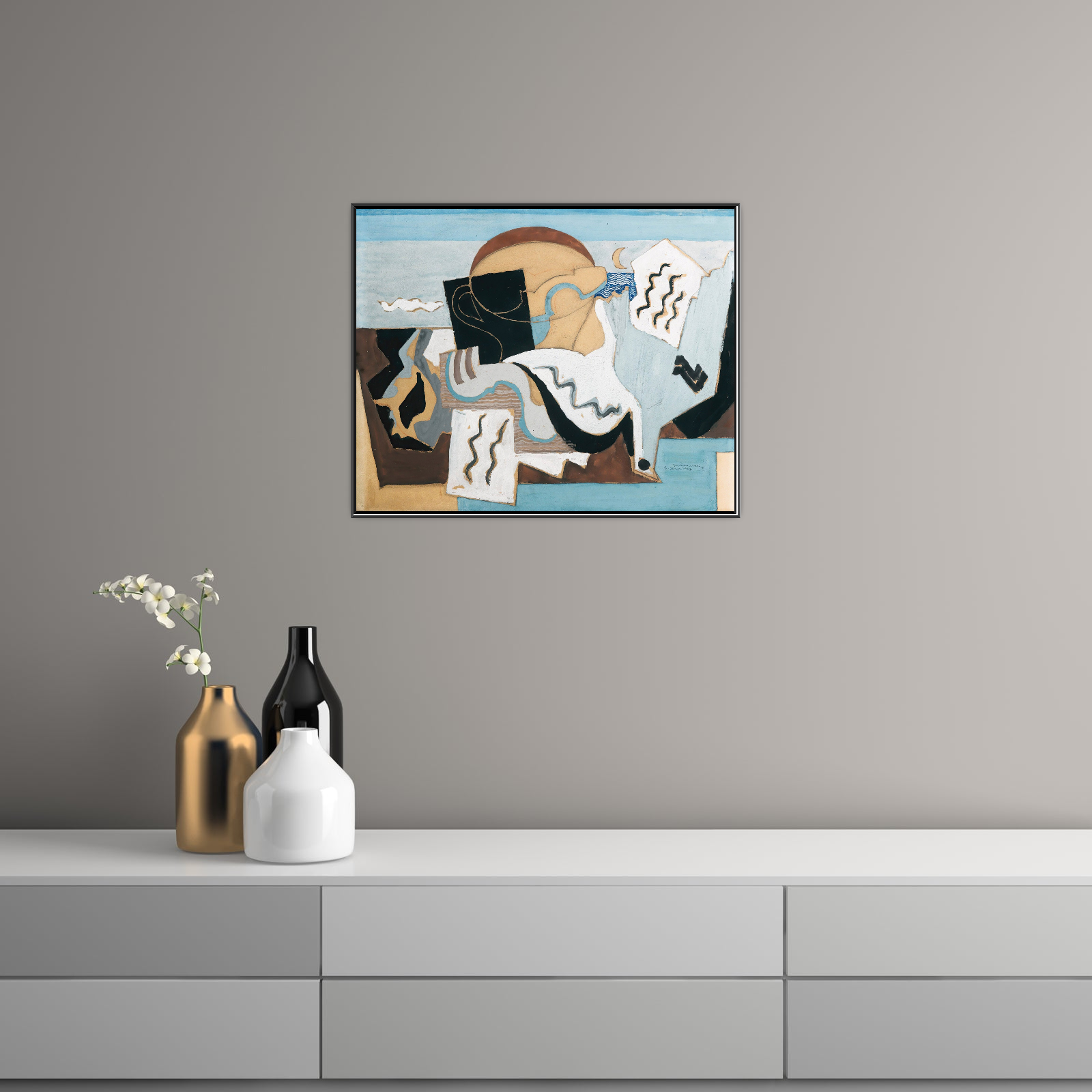 Umetnička slika ​La Colombe Poignardée, Louis Marcoussis na platnu - NS Canvas Shop