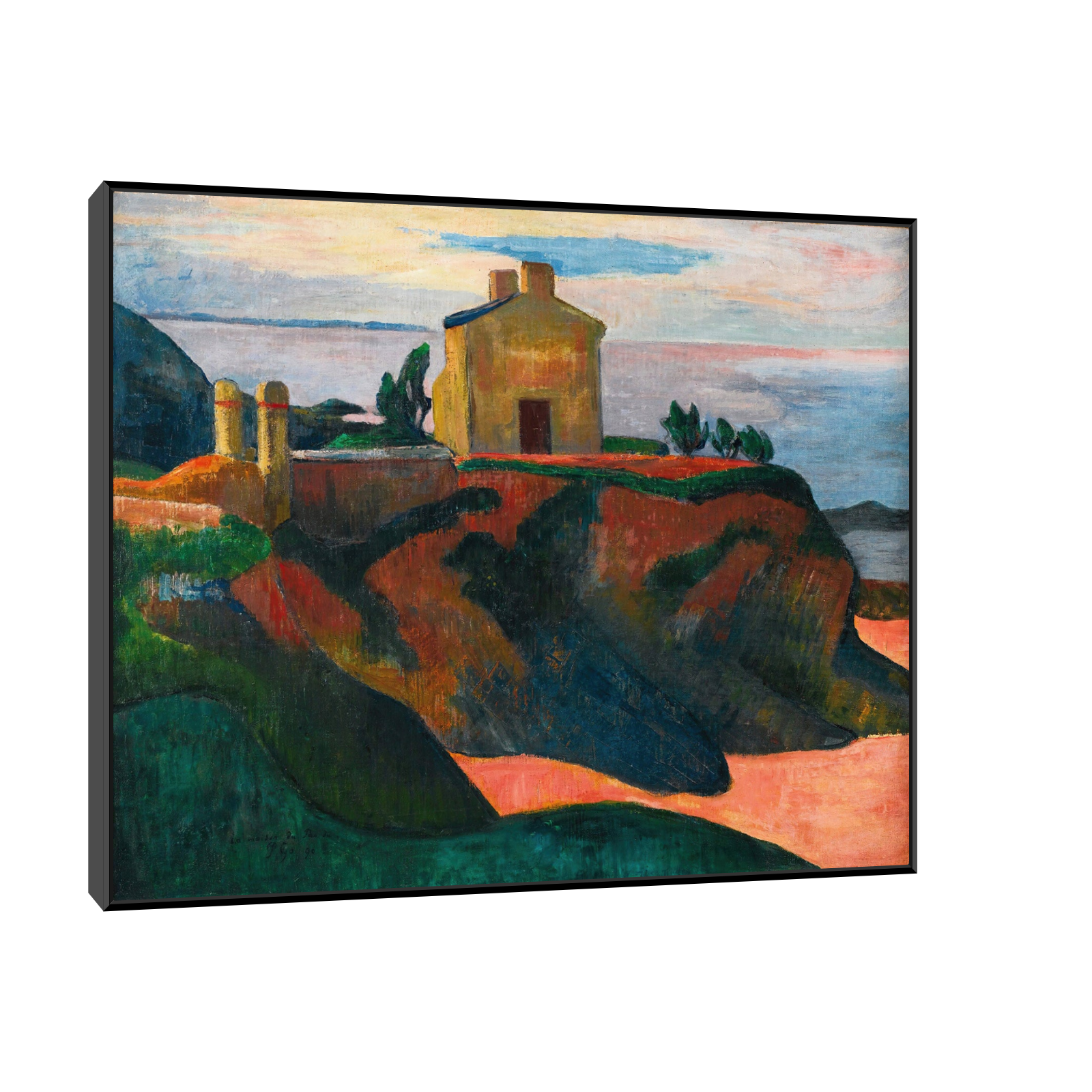 Umetnička slika ​La Maison Du Pan-Du, Paul Gauguin na platnu - NS Canvas Shop