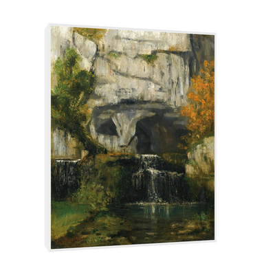Umetnička slika ​La Source Du Lison, Gustave Courbet na platnu - NS Canvas Shop