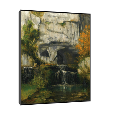 Umetnička slika ​La Source Du Lison, Gustave Courbet na platnu - NS Canvas Shop