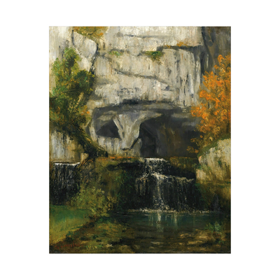 Umetnička slika ​La Source Du Lison, Gustave Courbet na platnu - NS Canvas Shop