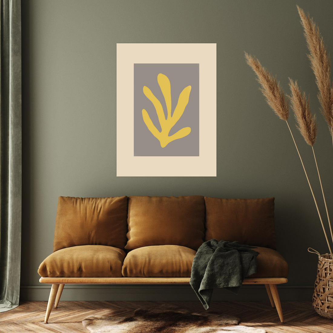 Umetnička slika ​La feuille na platnu - NS Canvas Shop