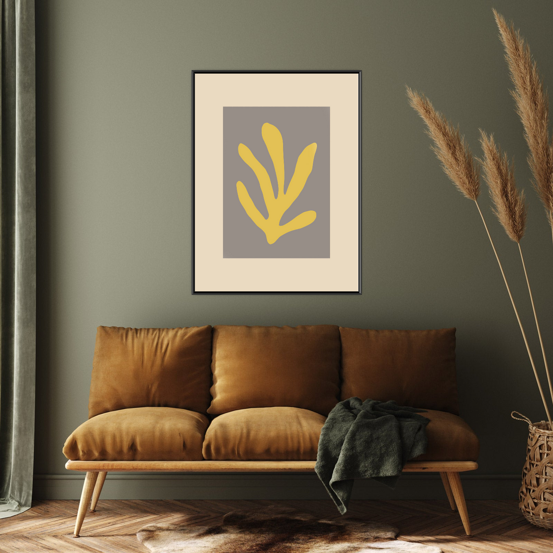Umetnička slika ​La feuille na platnu - NS Canvas Shop